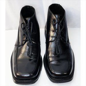 Morenza Men’s Business, Casual, Dress, Ankle Boots Square Toe Shoes Pre-Owned